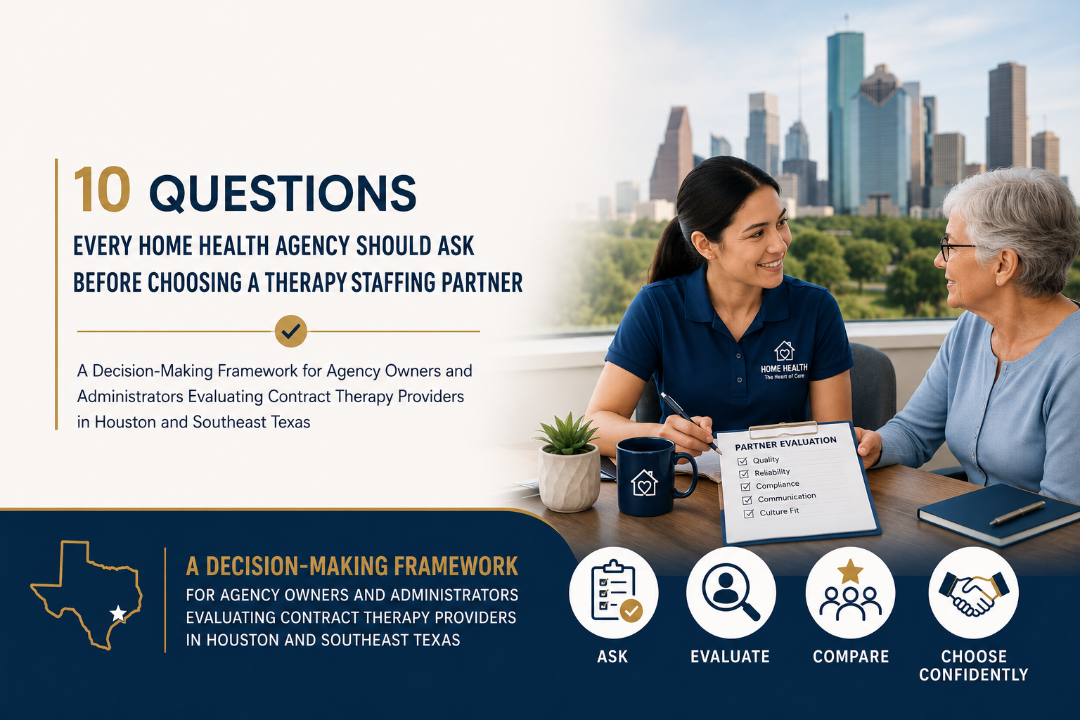 Read more about the article 10 Questions Every Home Health Agency Should Ask Before Choosing a Therapy Staffing Partner