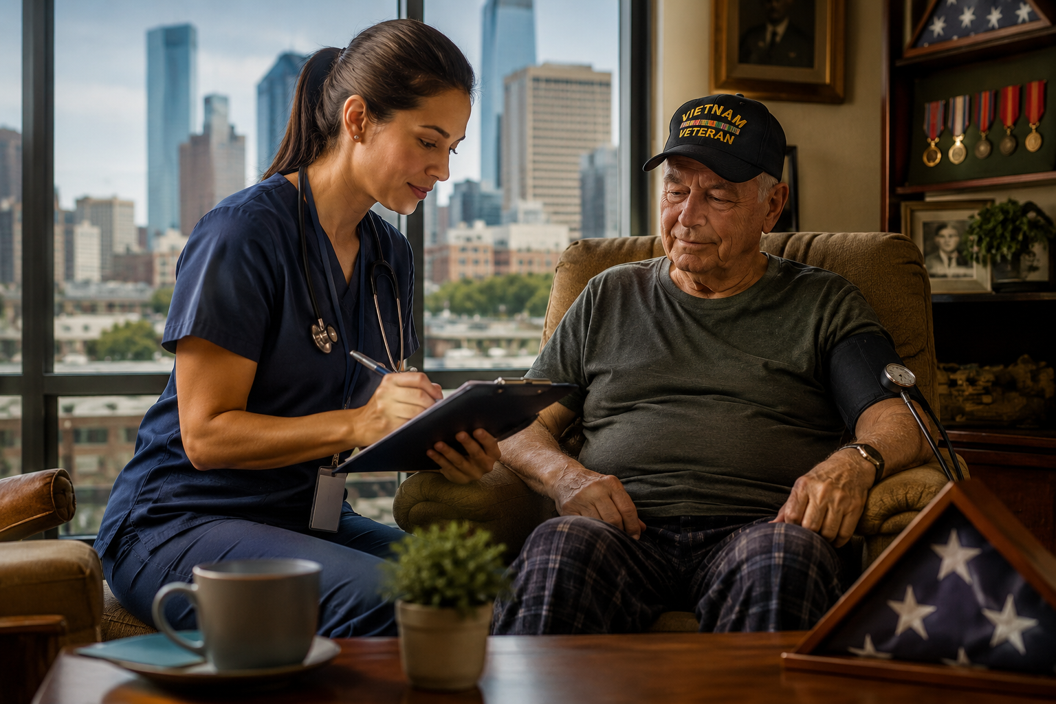 Read more about the article Veteran Home Health in Houston: Serving Those Who Served With the Clinical Depth They Deserve