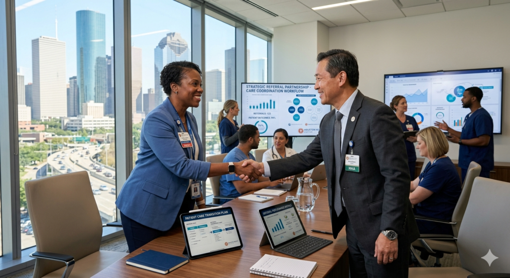 Building Referral Relationships With Houston’s Hospital Systems: A Strategic Guide for Home Health Agencies