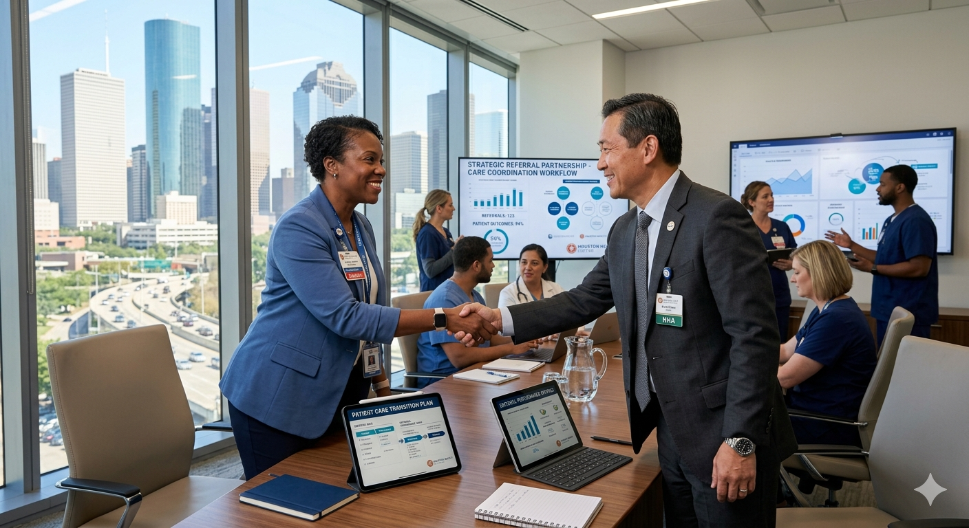 You are currently viewing Building Referral Relationships With Houston’s Hospital Systems: A Strategic Guide for Home Health Agencies
