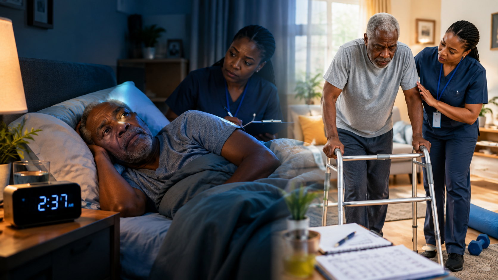 Read more about the article Sleep Disorders in Home Health: An Overlooked Clinical Variable That Affects Every Rehabilitation Outcome