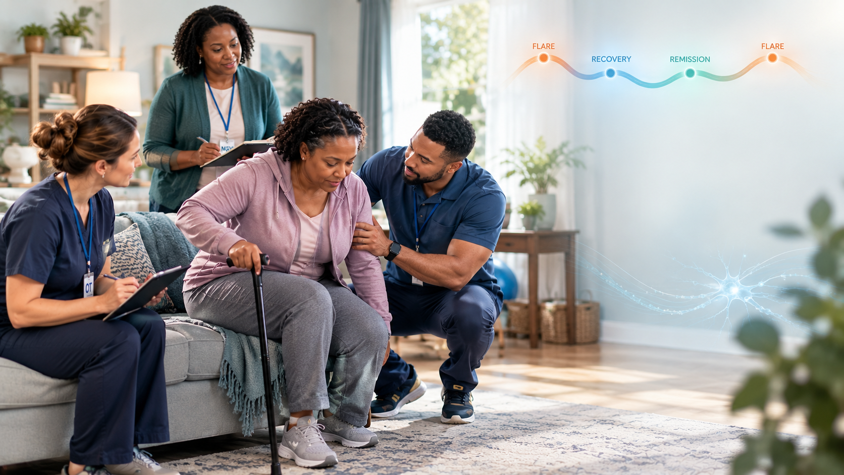 Read more about the article Managing MS Exacerbations in Home Health: A Distinct Clinical Skillset Beyond General Neurological Rehabilitation
